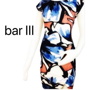 𝅺bar III Abstract Multi Colored Body-con Dress